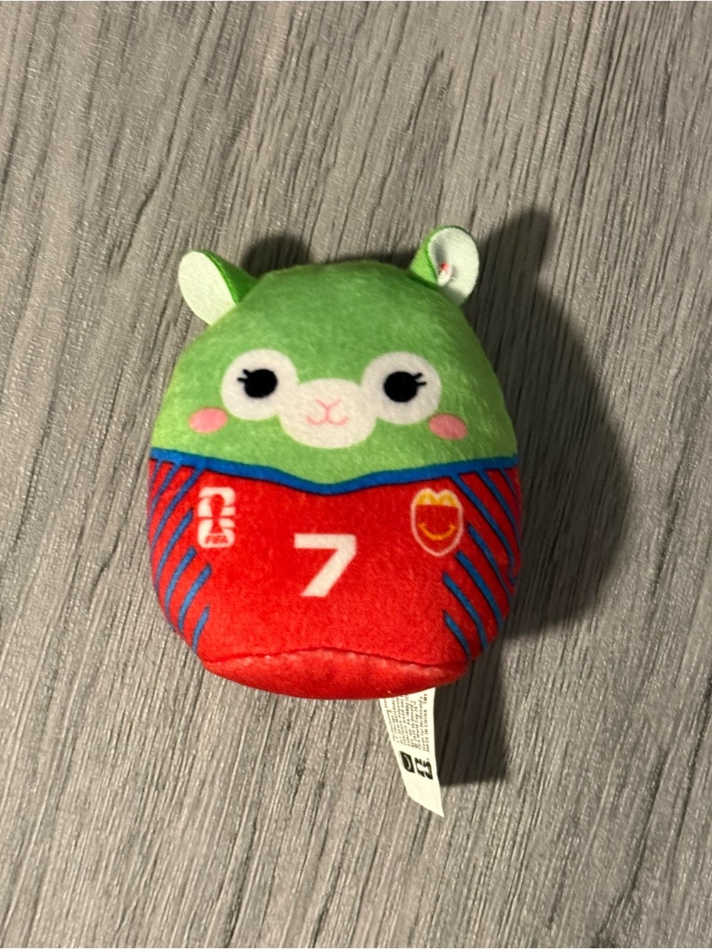 Jim #7 Alpaca Costa Rica #10 McDonalds Happy Meal Toy Squishmallows 2026 FIFA